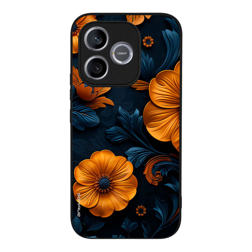 Θήκη Sonique 3D Flower Series για Honor 600 Lite 5G Πορτοκαλί 01