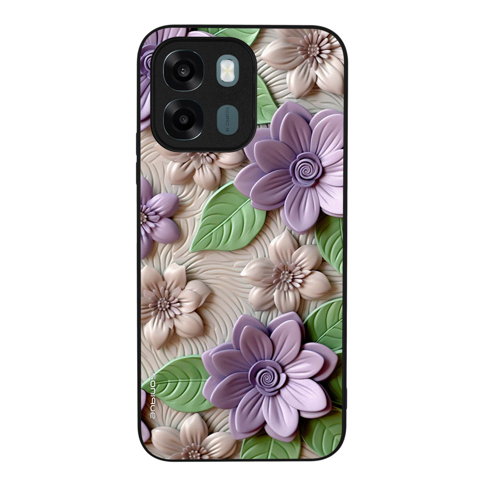 Θήκη Sonique 3D Flower Series για Oppo A6 4G / Oppo A6 5G / Oppo A6x 4G / Oppo A6x 5G / Oppo A6k 4G Βιολετί