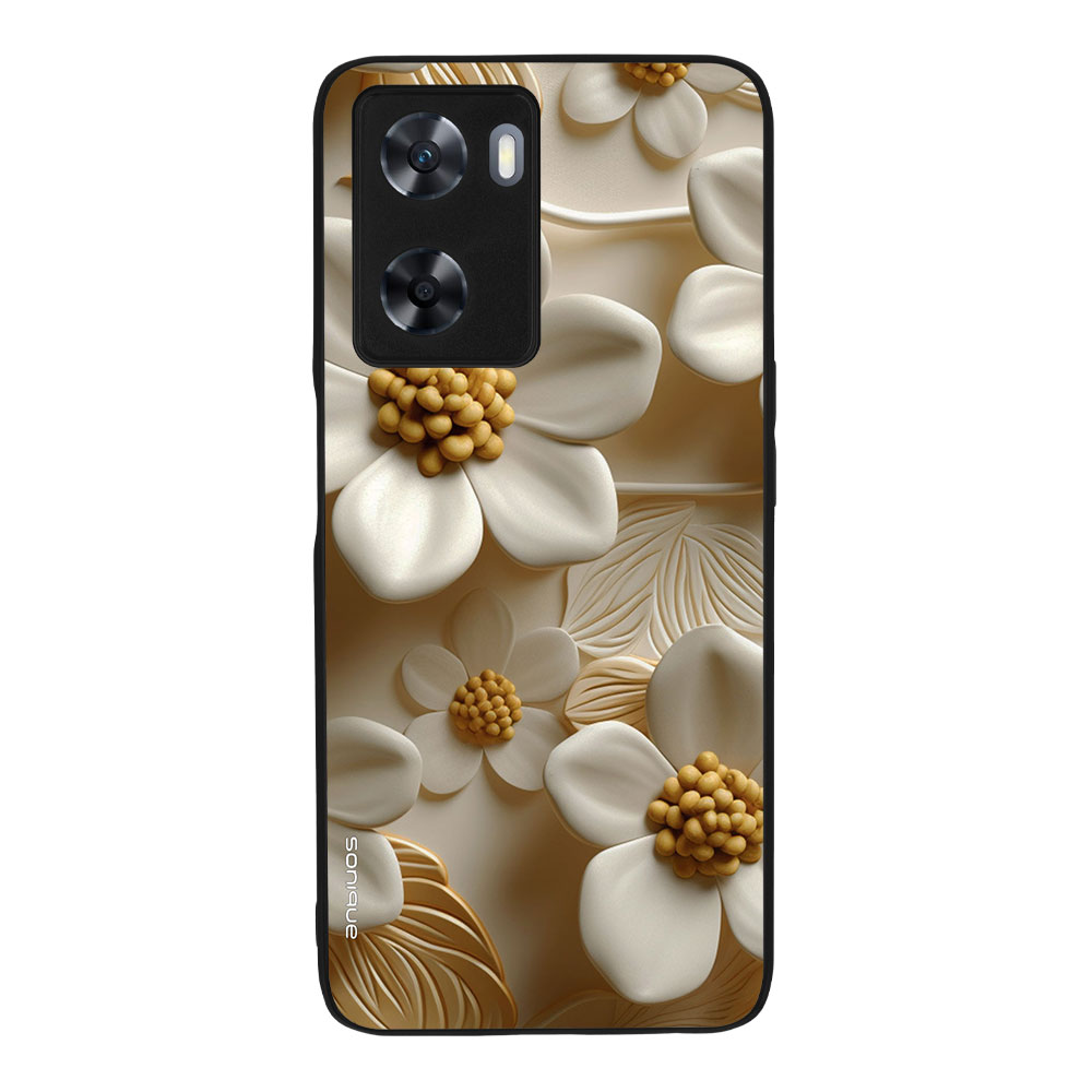 Θήκη Sonique 3D Flower Series για Oppo A57 4G / Oppo A57s Λευκό