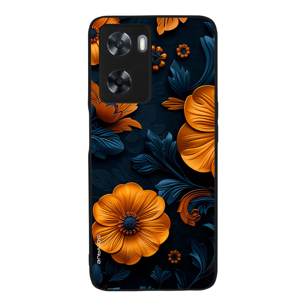 Θήκη Sonique 3D Flower Series για Oppo A57 4G / Oppo A57s Πορτοκαλί 01