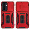 Θήκη Ring Armor CamShield Sonique για Samsung Galaxy A57 5G Κόκκινο