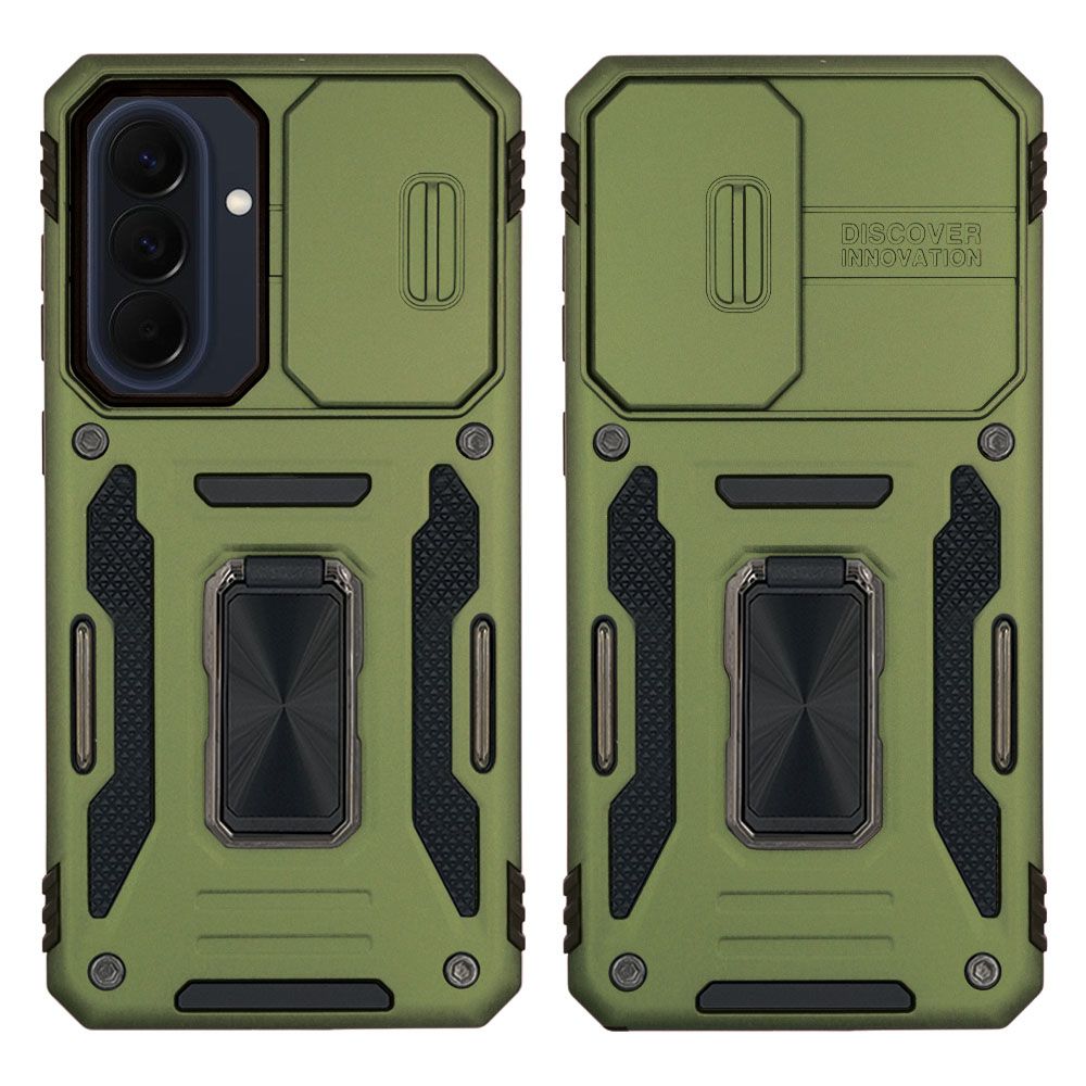 Θήκη Ring Armor CamShield Sonique για Samsung Galaxy A57 5G Χακί