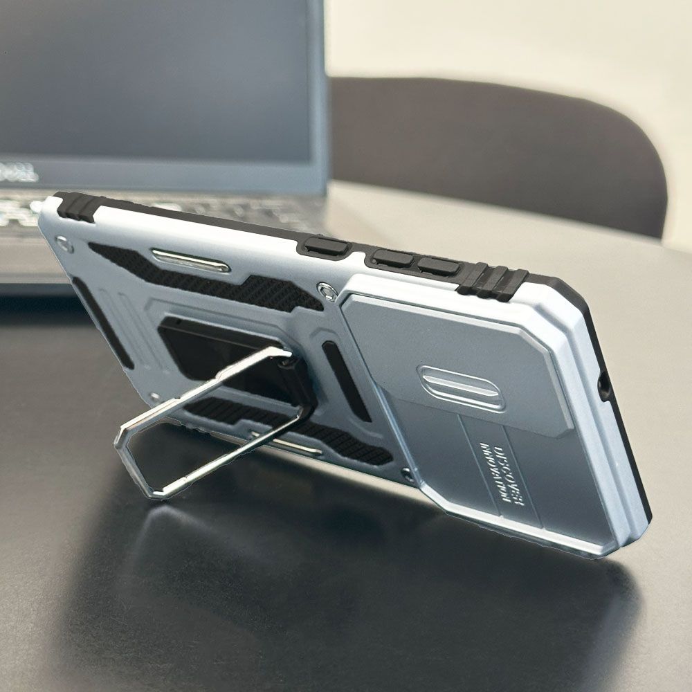 Θήκη Ring Armor CamShield Sonique για Xiaomi Redmi Note 15 Pro 5G Γκρι