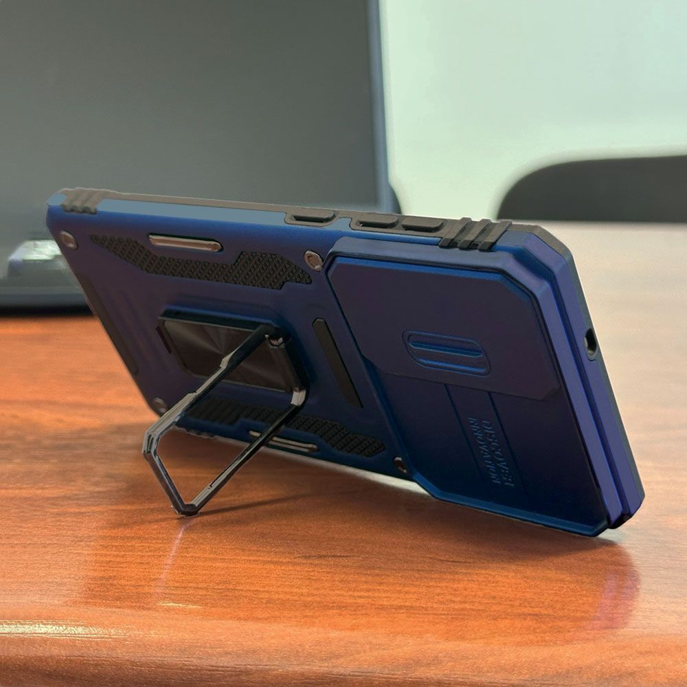 Θήκη Ring Armor CamShield Sonique για Xiaomi Redmi Note 15 Pro 5G Μπλέ