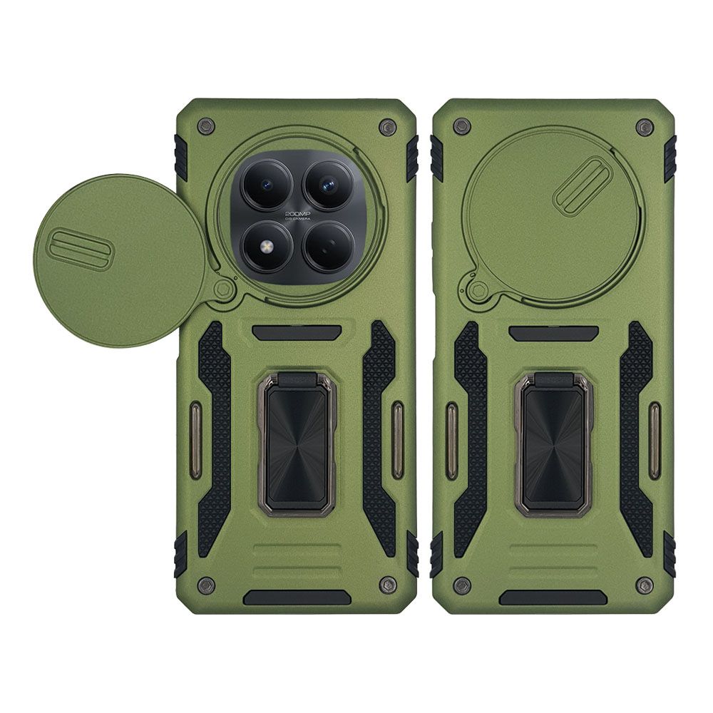 Θήκη Ring Armor CamShield Sonique για Xiaomi Redmi Note 15 Pro 5G Χακί
