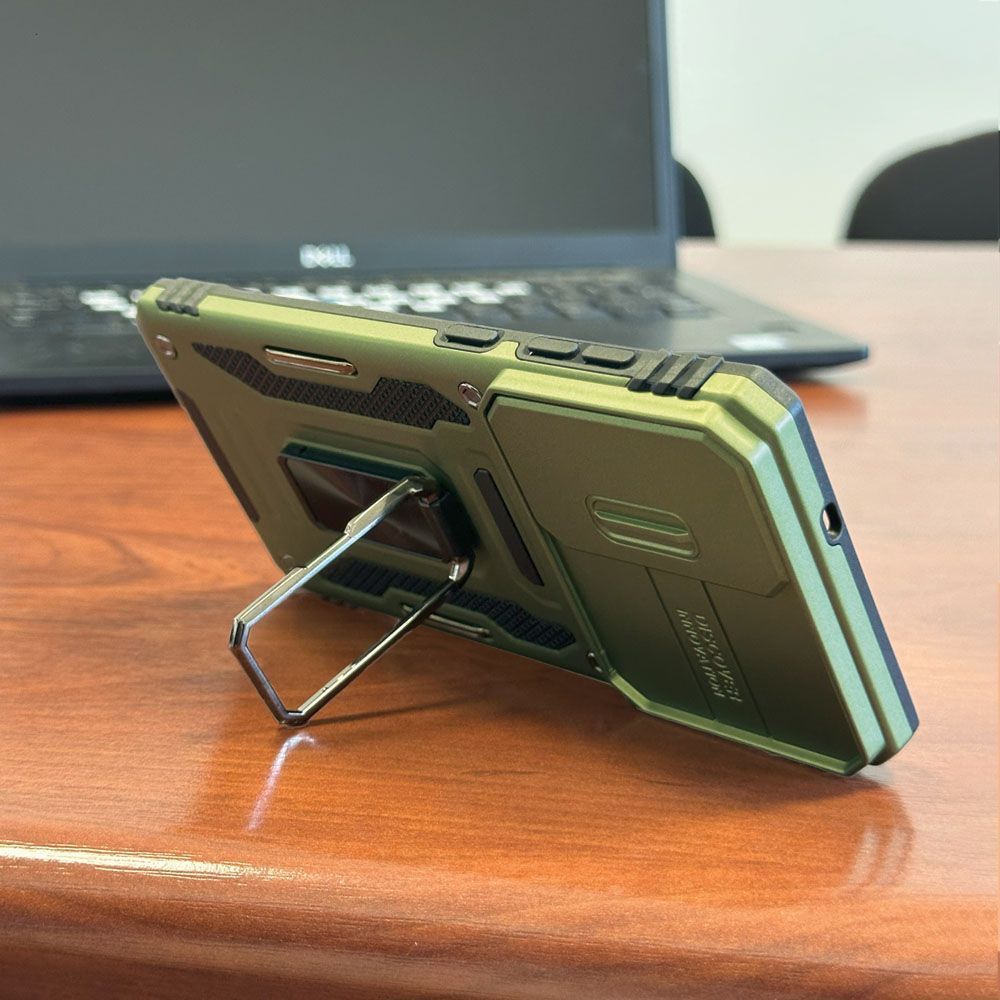Θήκη Ring Armor CamShield Sonique για Xiaomi Redmi Note 15 Pro 5G Χακί
