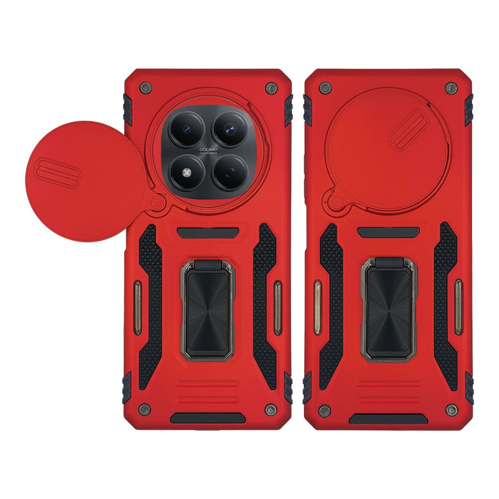 Θήκη Ring Armor CamShield Sonique για Xiaomi Redmi Note 15 Pro Plus 5G / Poco M8 Pro 5G Κόκκινο