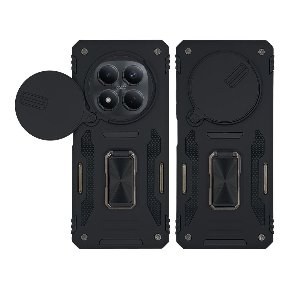 Θήκη Ring Armor CamShield Sonique για Xiaomi Redmi Note 15 Pro Plus 5G / Poco M8 Pro 5G Μαύρο