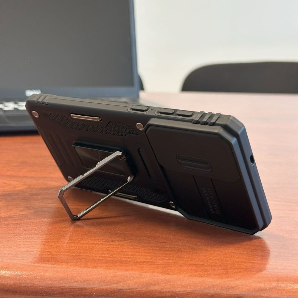 Θήκη Ring Armor CamShield Sonique για Xiaomi Redmi Note 15 Pro Plus 5G / Poco M8 Pro 5G Μαύρο