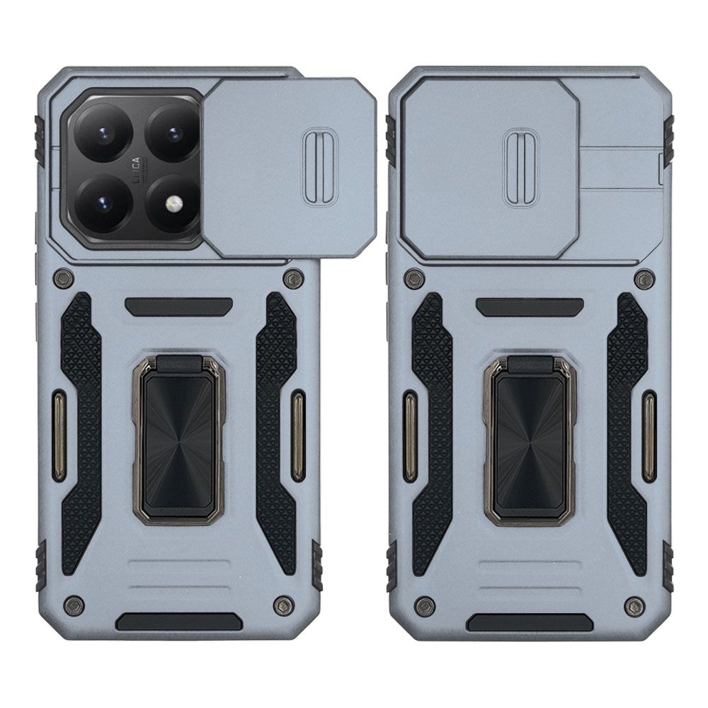 Θήκη Ring Armor CamShield Sonique για Xiaomi Xiaomi 15T 5G Γκρι