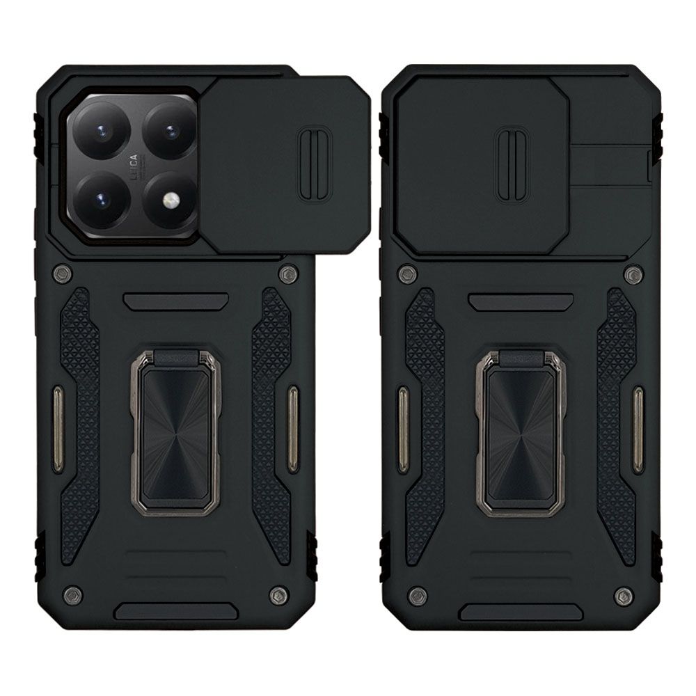 Θήκη Ring Armor CamShield Sonique για Xiaomi Xiaomi 15T 5G Μαύρο