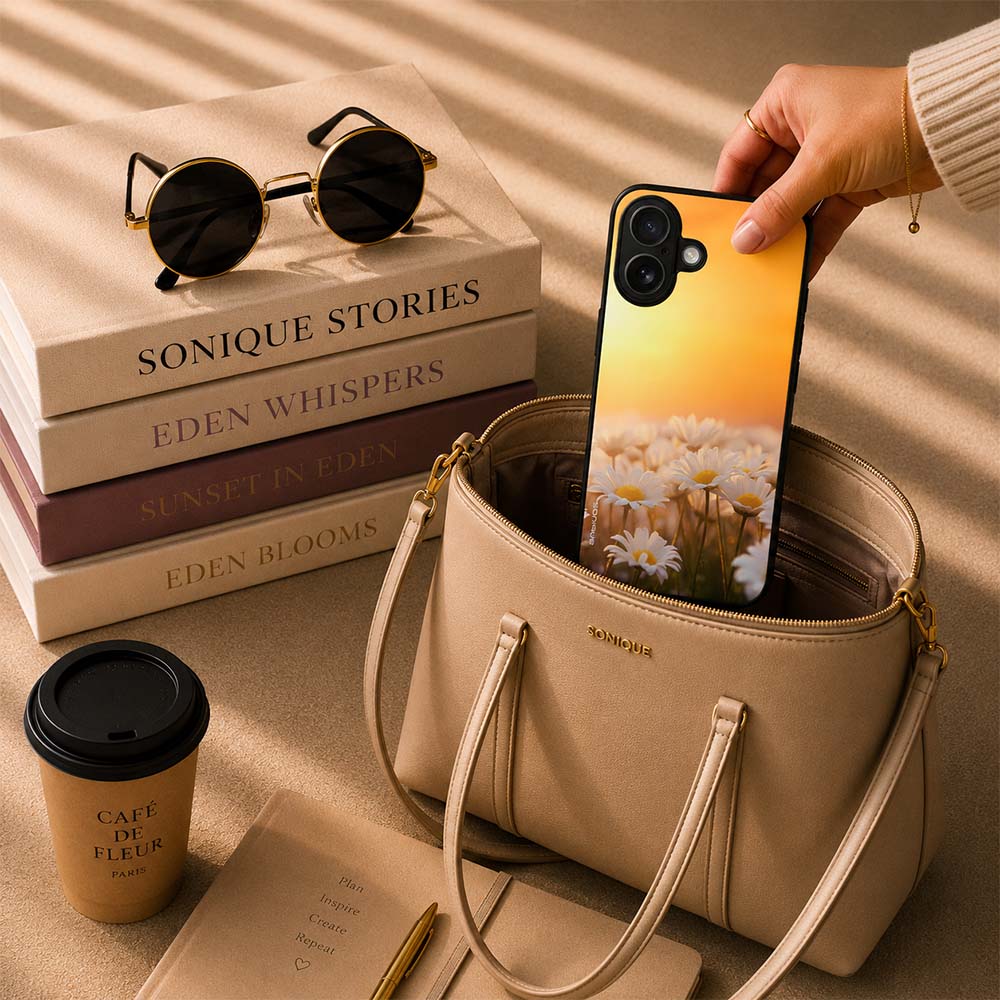Θήκη Sonique Sunset in Eden Series για Google Pixel 9 5G Golden Daisy