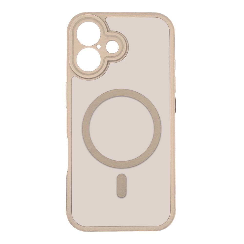 Θήκη Magnetic MagMatte Lens Sonique Apple iPhone 16 Μπεζ