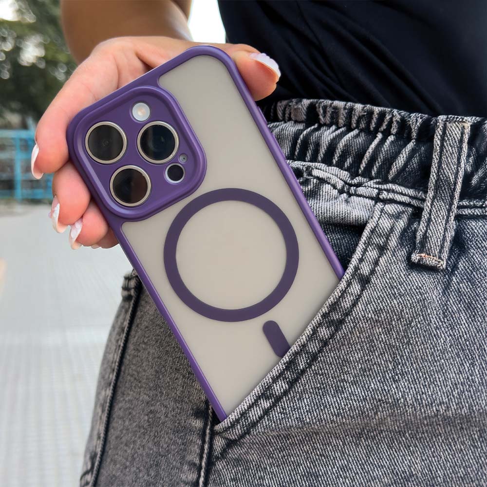 Θήκη Magnetic MagMatte Lens Sonique Xiaomi Redmi Note 15 Pro Plus 5G / Poco M8 Pro 5G Μωβ