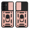 Θήκη Ring Armor CamPro Sonique για Samsung Galaxy S25 FE Ροζ Χρυσό
