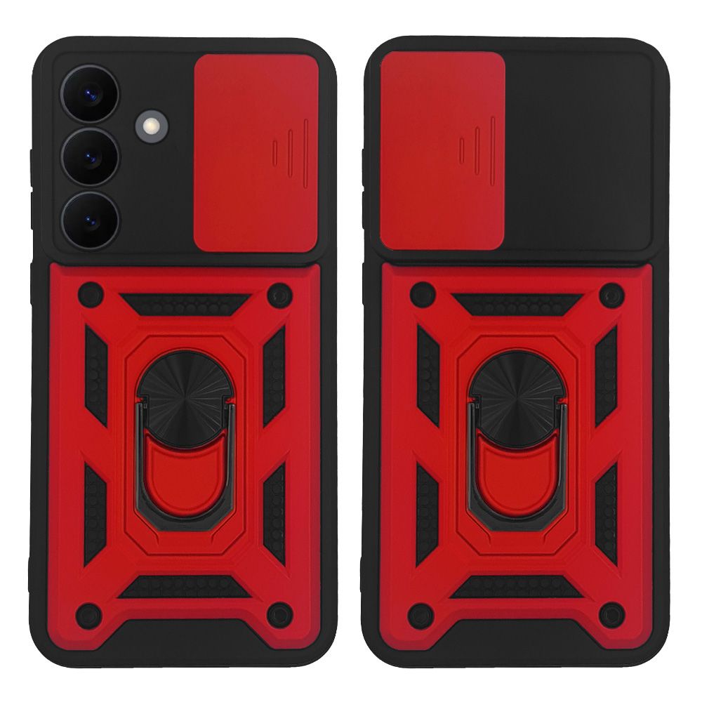 Θήκη Ring Armor CamPro Sonique για Samsung Galaxy S26 Κόκκινο