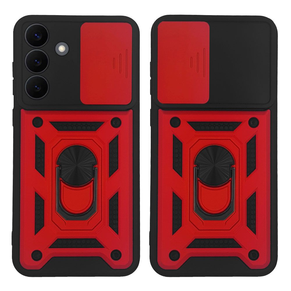 Θήκη Ring Armor CamPro Sonique για Samsung Galaxy S26 Plus Κόκκινο
