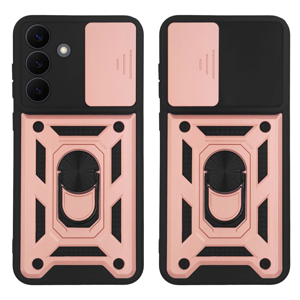 Θήκη Ring Armor CamPro Sonique για Samsung Galaxy S26 Plus Ροζ Χρυσό