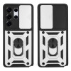 Θήκη Ring Armor CamPro Sonique για Samsung Galaxy S26 Ultra Ασημί
