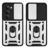Θήκη Ring Armor CamPro Sonique για Xiaomi Redmi 15 4G / Redmi 15 5G Ασημί