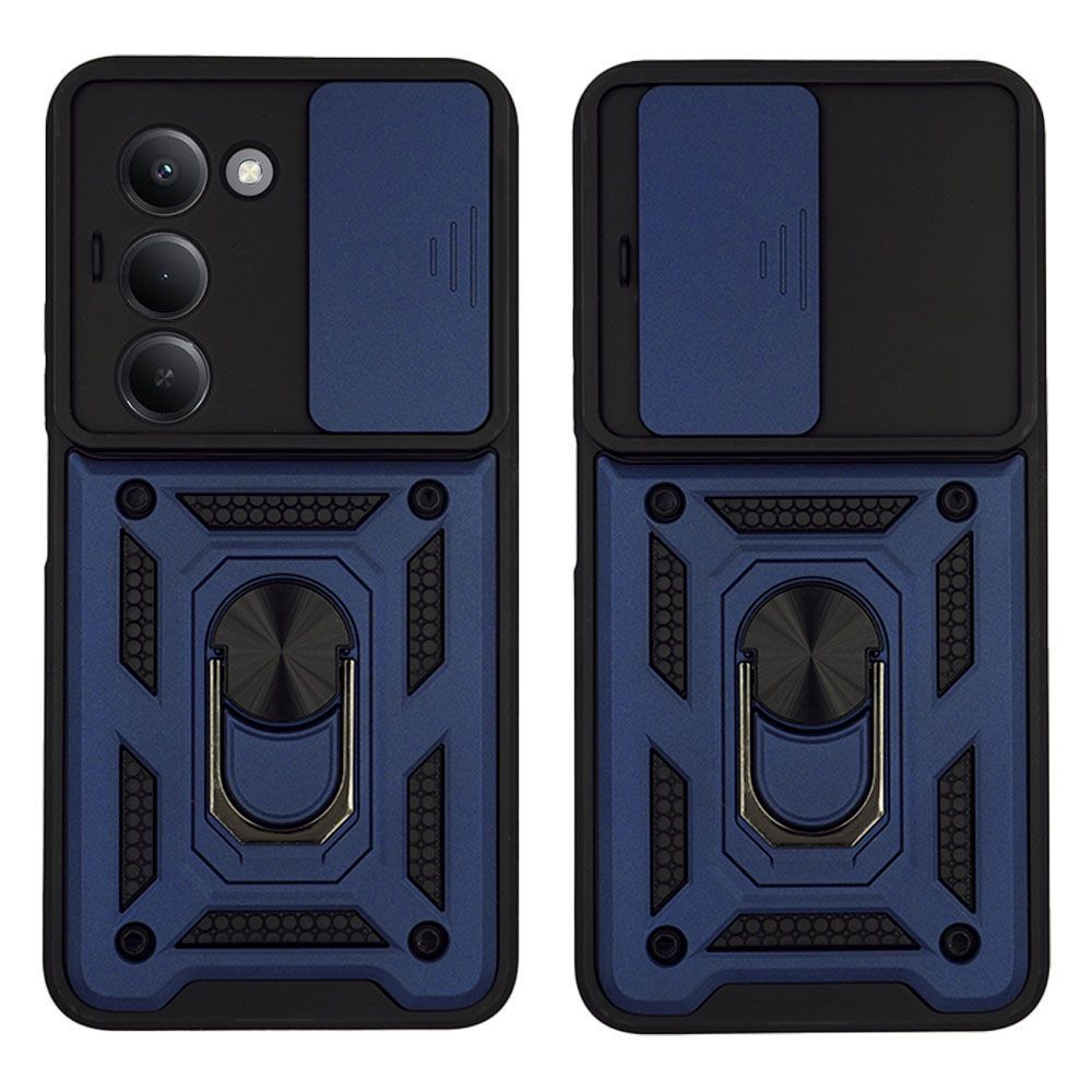 Θήκη Ring Armor CamPro Sonique για Xiaomi Redmi 15 4G / Redmi 15 5G Μπλέ