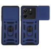 Θήκη Ring Armor CamPro Sonique για Xiaomi Redmi Note 14 4G (164.84mm) Μπλέ