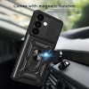Θήκη Ring Armor CamPro Sonique Realme 14 5G / Realme 14T 5G Μαύρο