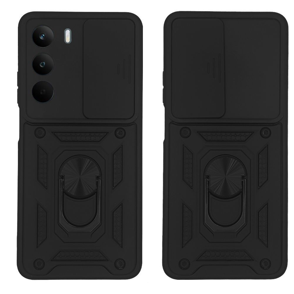 Θήκη Ring Armor CamPro Sonique Realme C71 4G Μαύρο