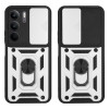 Θήκη Ring Armor CamPro Sonique Realme C75 4G / Realme 14X 5G Ασημί