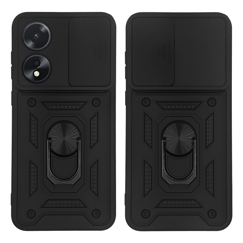Θήκη Ring Armor CamPro Sonique για Oppo Oppo A98 5G Μαύρο