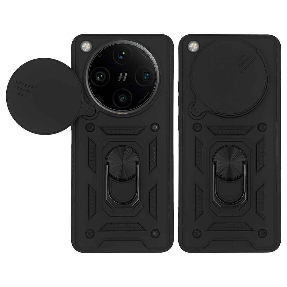 Θήκη Ring Armor CamPro Sonique για Oppo Oppo Find X8 Pro 5G Μαύρο