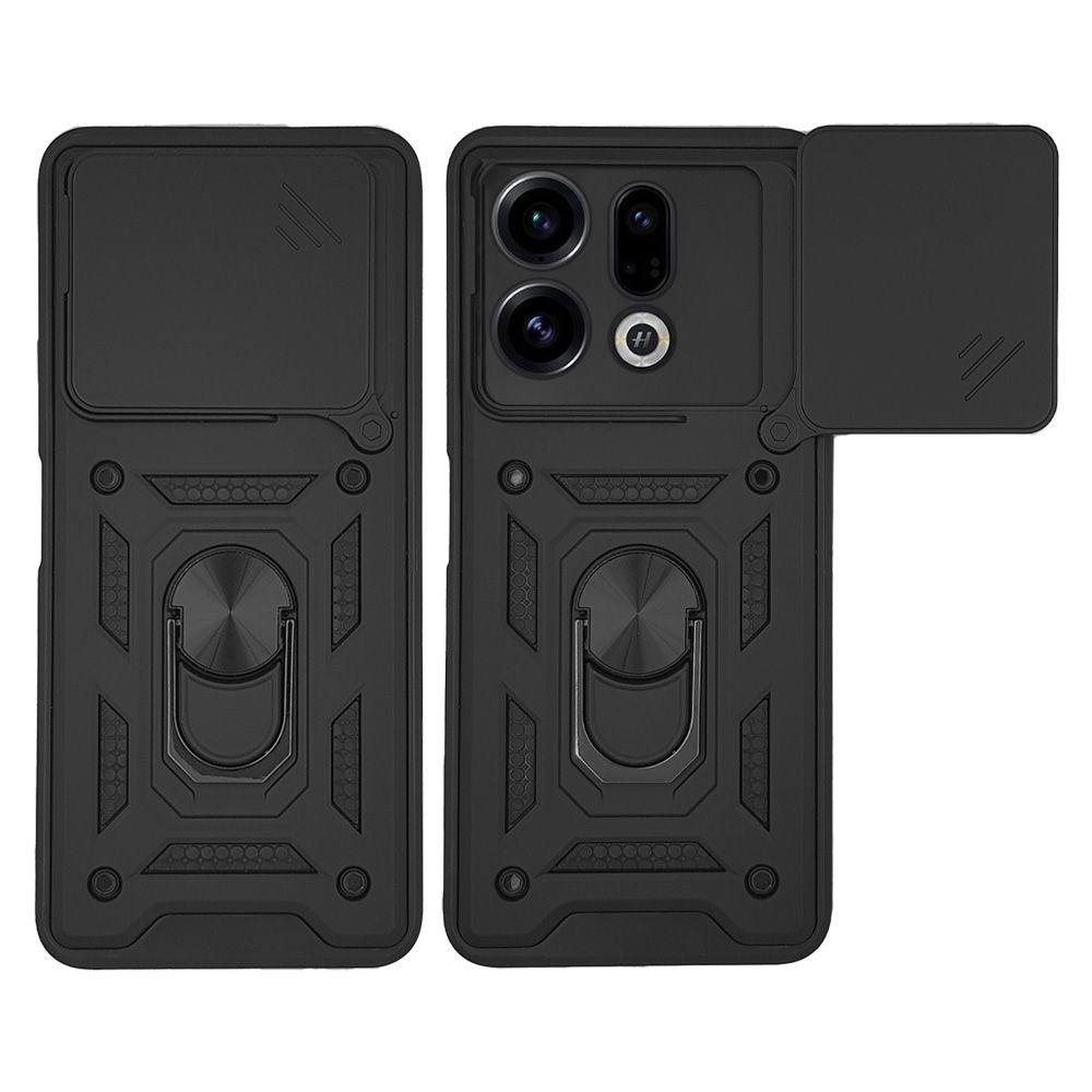 Θήκη Ring Armor CamPro Sonique για Oppo Oppo Find X9 5G Μαύρο