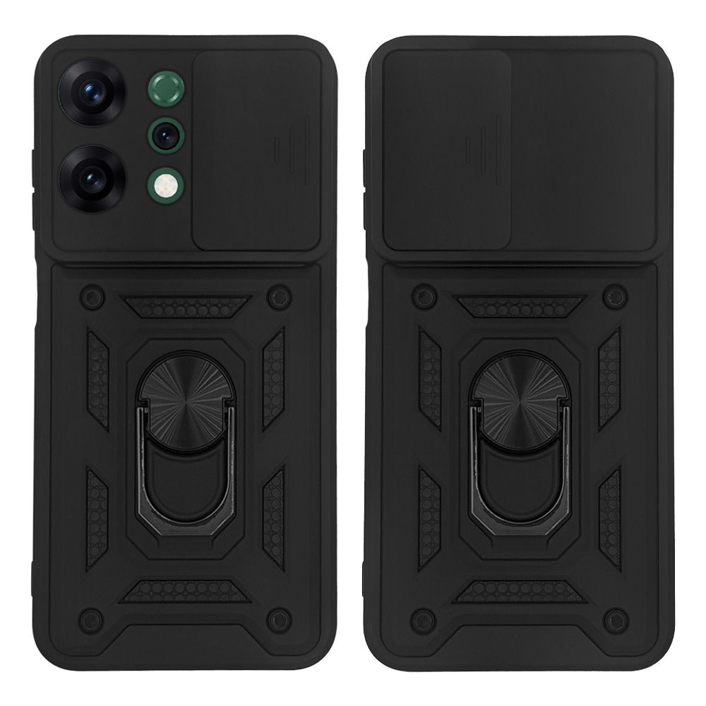 Θήκη Ring Armor CamPro Sonique για Oppo Oppo Reno14 5G Μαύρο
