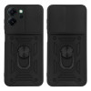 Θήκη Ring Armor CamPro Sonique για Oppo Oppo Reno14 F 5G / Oppo Reno14 FS 5G Μαύρο