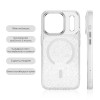 Θήκη Magnetic MagSparkle Sonique Samsung Galaxy S25 Λευκό
