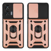 Θήκη Ring Armor CamPro Sonique για Motorola Edge 50 Fusion 5G Ροζ Χρυσό