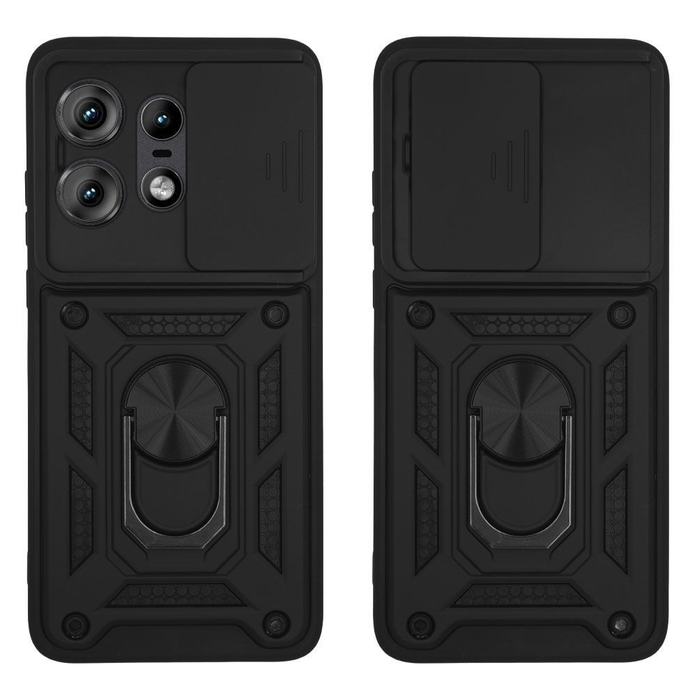 Θήκη Ring Armor CamPro Sonique για Motorola Edge 50 Pro 5G Μαύρο