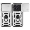 Θήκη Ring Armor CamPro Sonique για Motorola Edge 60 Fusion 5G Ασημί