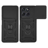 Θήκη Ring Armor CamPro Sonique για Motorola Edge 60 Fusion 5G Μαύρο