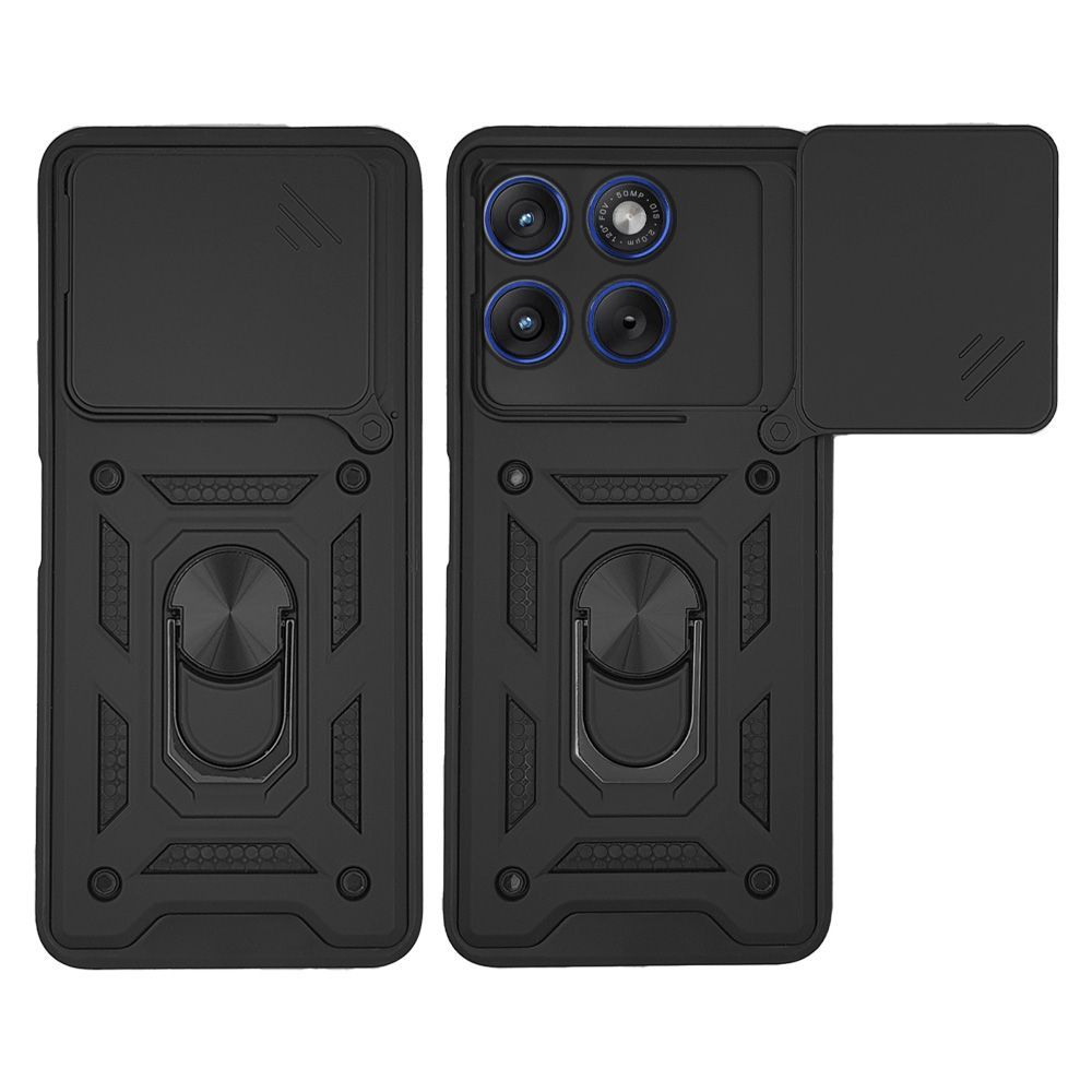Θήκη Ring Armor CamPro Sonique για Motorola Edge 70 5G Μαύρο