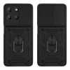 Θήκη Ring Armor CamPro Sonique για Motorola Moto G15 4G / Moto G15 Power / Moto G17 5G / Moto G17 Power 5G Μαύρο