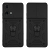 Θήκη Ring Armor CamPro Sonique για Motorola Moto G85 5G Μαύρο