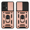 Θήκη Ring Armor CamPro Sonique για Motorola Moto G85 5G Ροζ Χρυσό