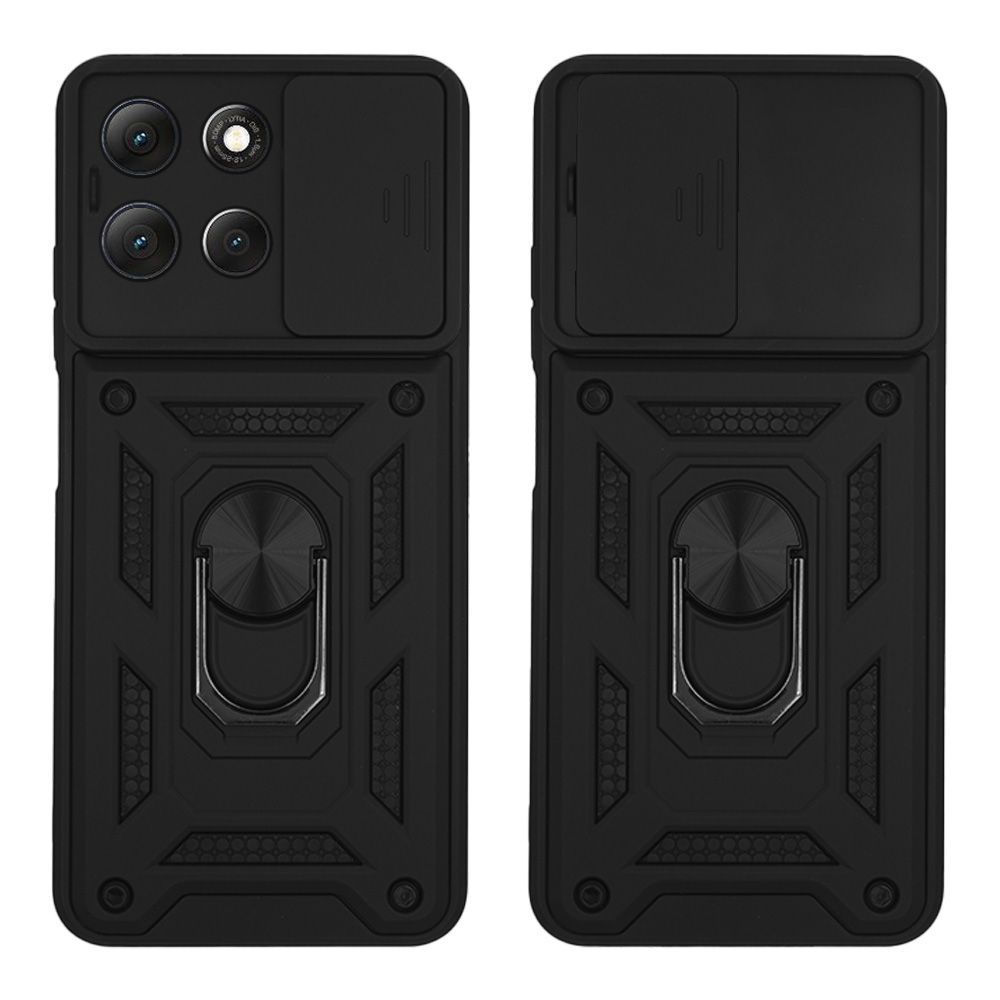 Θήκη Ring Armor CamPro Sonique για Motorola Moto G86 5G / Moto G86 5G Power Μαύρο