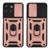 Θήκη Ring Armor CamPro Sonique για Motorola Moto G86 5G / Moto G86 5G Power Ροζ Χρυσό
