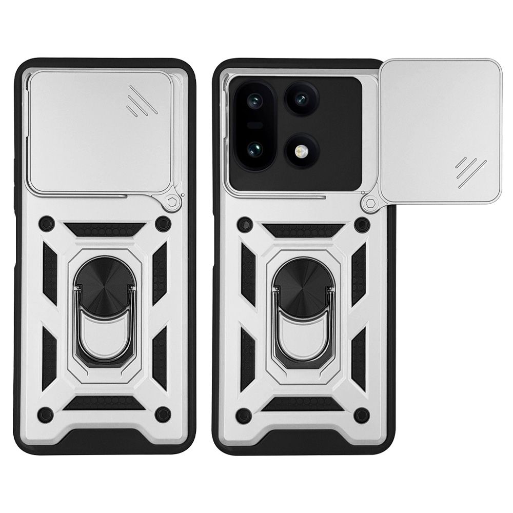 Θήκη Ring Armor CamPro Sonique για OnePlus OnePlus 15 5G Ασημί