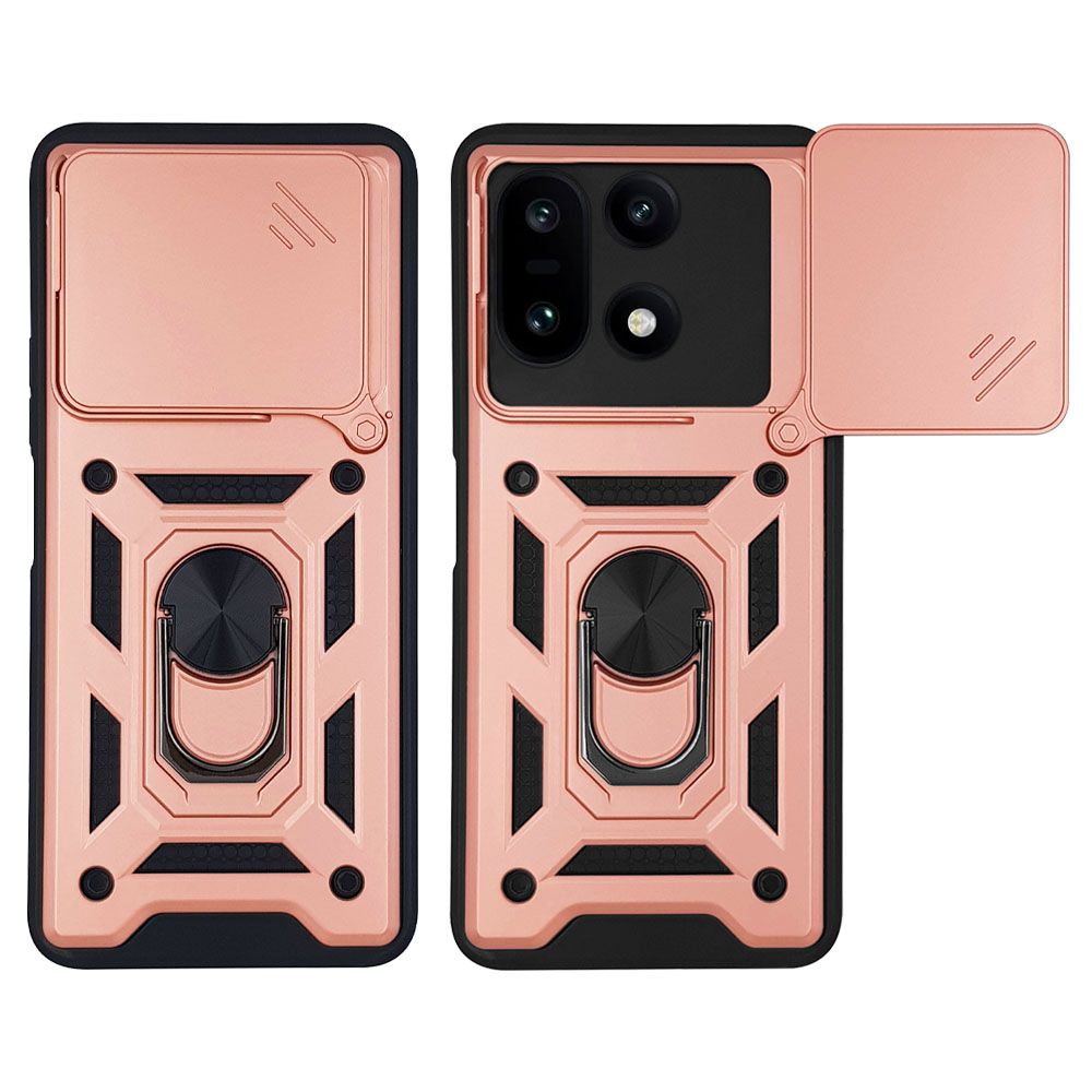 Θήκη Ring Armor CamPro Sonique για OnePlus OnePlus 15 5G Ροζ Χρυσό