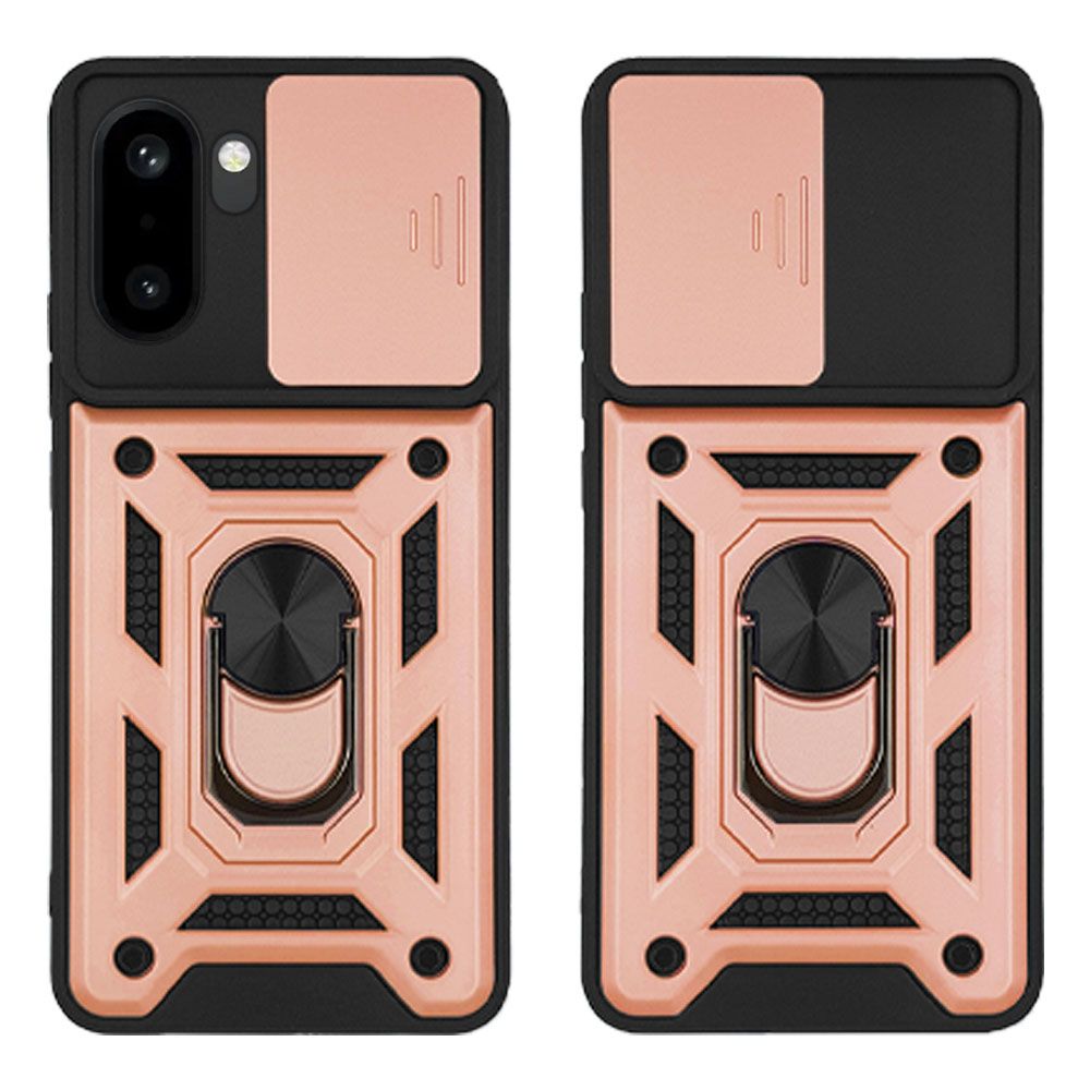 Θήκη Ring Armor CamPro Sonique για OnePlus OnePlus 15R 5G Ροζ Χρυσό