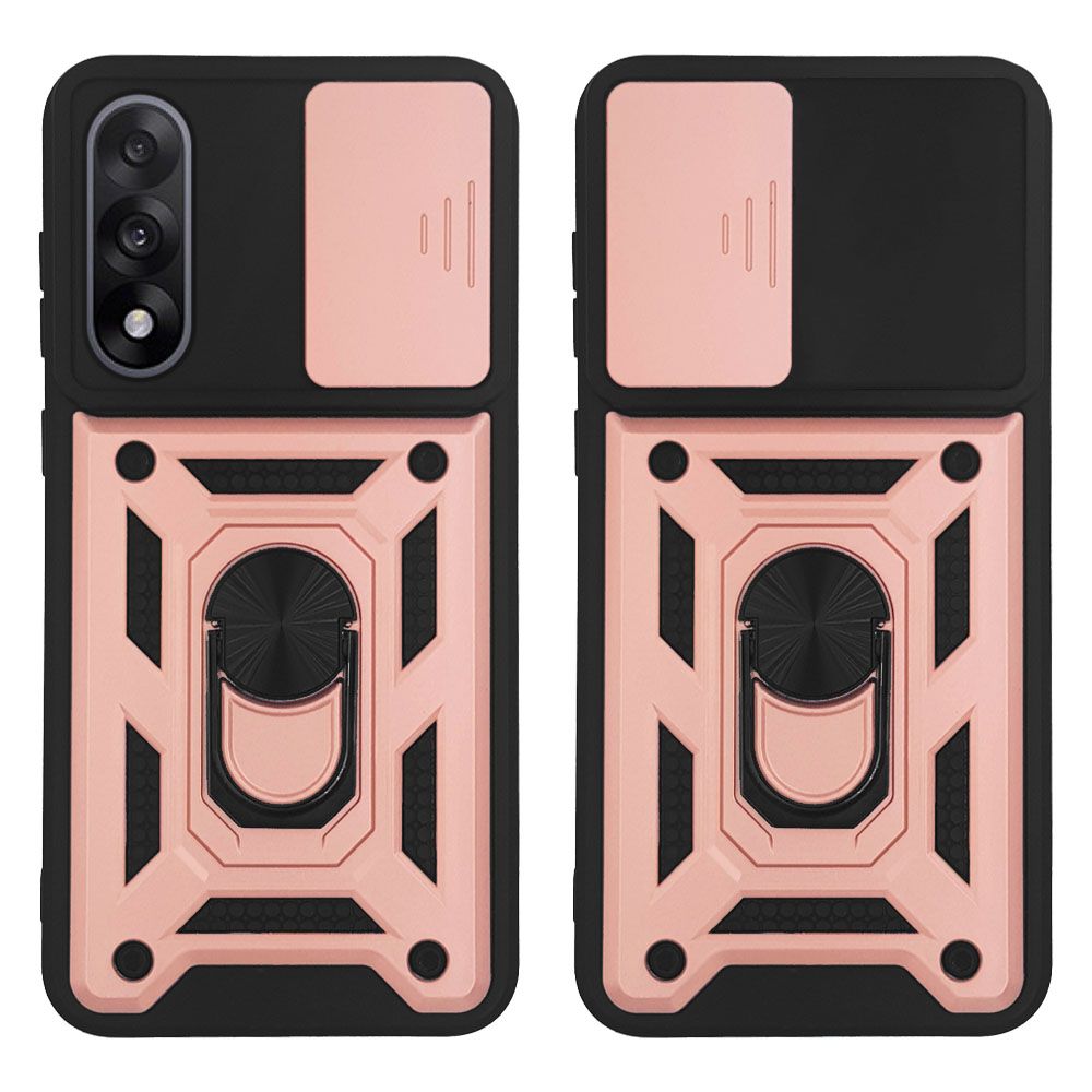 Θήκη Ring Armor CamPro Sonique για OnePlus OnePlus Nord 5 5G Ροζ Χρυσό