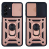 Θήκη Ring Armor CamPro Sonique για Samsung Galaxy A17 4G / Galaxy A17 5G / Galaxy A18 4G / Galaxy A18 5G Ροζ Χρυσό